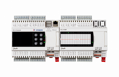 087H374981R Контроллер ECL4 Control 361R PLUS с модулем расширения, 24В AC/DC, Ридан