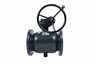 065N0251GR RJIP Premium Кран шаровой FF DN150 PN16 WG (фланцевый, с редуктором, С/П), Ридан